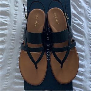 Cole Haan Black Finley Grand Sandal Sz. 9